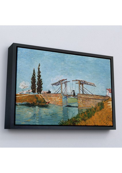 Çerçeveli Kanvas Tablo, Vincent Van Gogh Arlesdaki Langlois Köprüsü - Langlois Bridge At ARLES-7171 modelleri