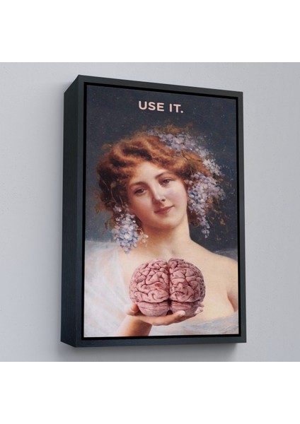 Çerçeveli Dekoratif Kanvas Tablo, Use It Tablo - KULLANIN-7772 modelleri