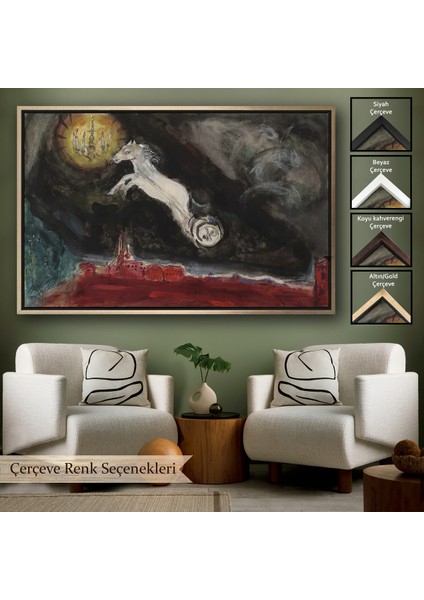 Çerçeveli Dekoratif Kanvas Tablo, Bir St. Petersburg Fantezisi, Aleko Balesinin Iv. SAHNESI-7045