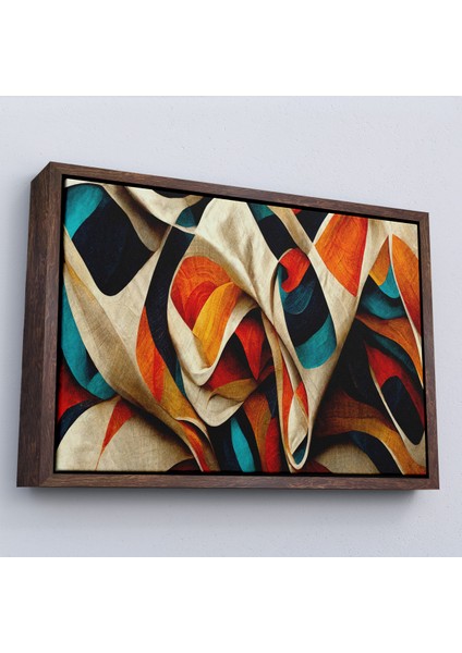 Çerçeveli Dekoratif Kanvas Tablo, Soyut Modern Fütüristik TABLO-7219 fiyatları