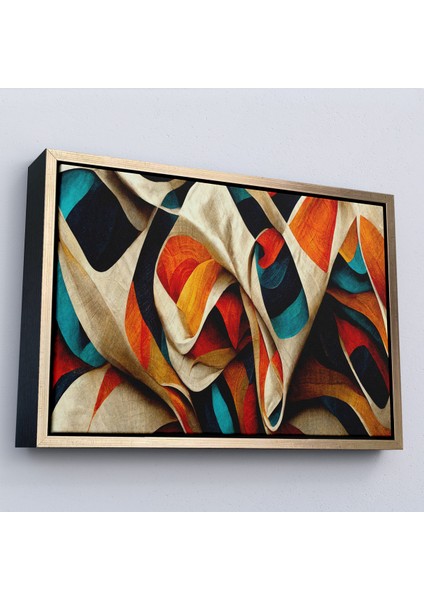 Çerçeveli Dekoratif Kanvas Tablo, Soyut Modern Fütüristik TABLO-7219 modelleri