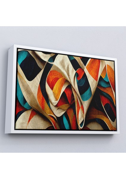 Çerçeveli Dekoratif Kanvas Tablo, Soyut Modern Fütüristik TABLO-7219 fırsatları