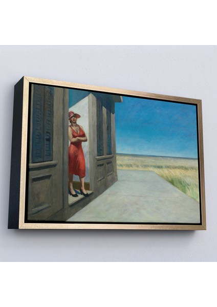 Çerçeveli Kanvas Tablo, Edward Hopper - Güney Carolina Sabahı Tablo - South Carolina MORNING-7132 modelleri
