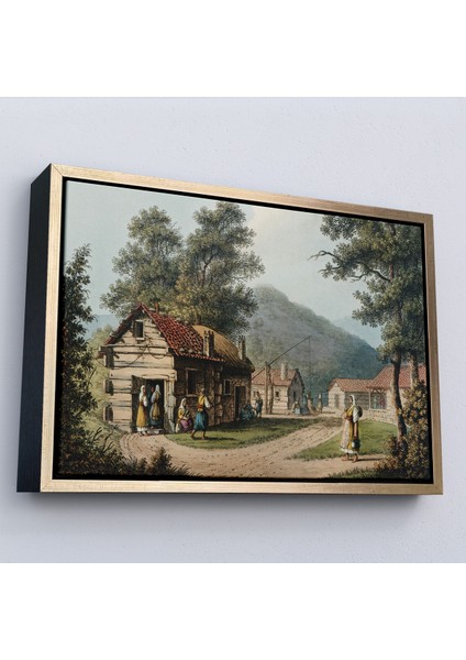 Çerçeveli Dekoratif Kanvas Tablo, Luigi Mayer'in Osmanlı Hakimiyeti Isimli TABLOSU-7023