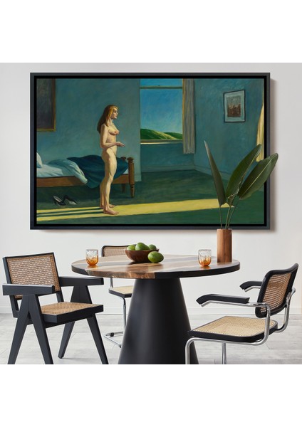 Çerçeveli Dekoratif Kanvas Tablo, Güneşte Bir Kadın TABLOSU-7048