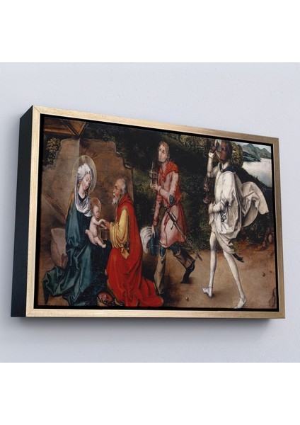 Çerçeveli Dekoratif Kanvas Tablo, Albrecht Dürer - Magi'nin Hayranlığı TABLOSU-7049 fiyatları