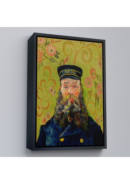 Çerçeveli Dekoratif Kanvas Tablo, Vincent Van Gogh - Postacı Joseph Roulin’in Portresi -POSTMAN-7381 modelleri