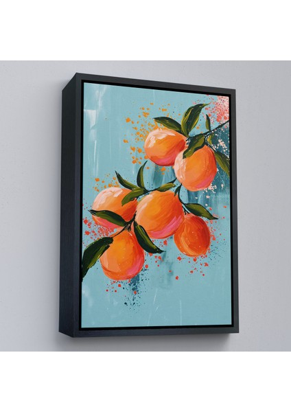 Çerçeveli Dekoratif Kanvas Tablo, Limon Dalı TABLO-7570 modelleri
