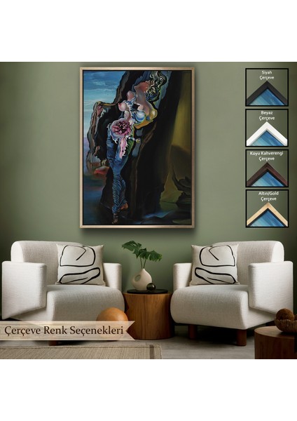 Çerçeveli Dekoratif Kanvas Tablo, Salvador Dali - Gradiva TABLO-7395