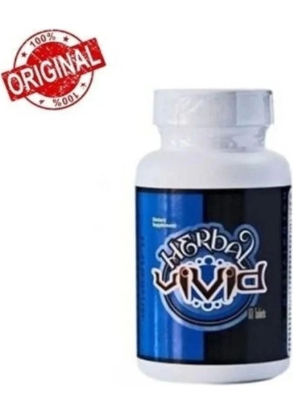 Herbal Vivid Gold Erkeklere Özel Bölge Geliştirici Bitkisel Performans Takviyesi 60 Lı
