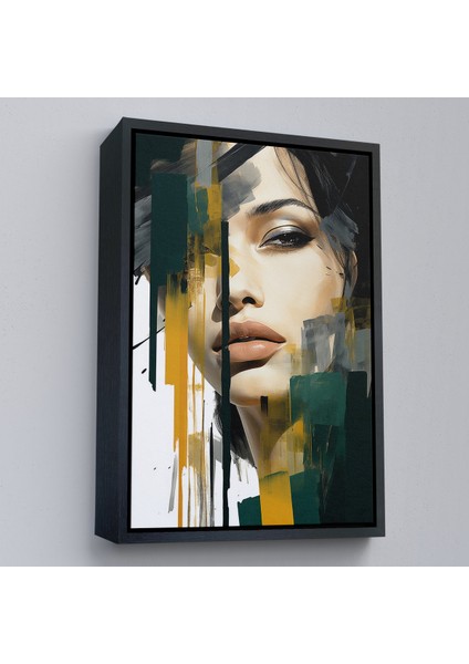 Çerçeveli Dekoratif Kanvas Tablo, Güzel Kadın TABLOSU-7572 fırsatları