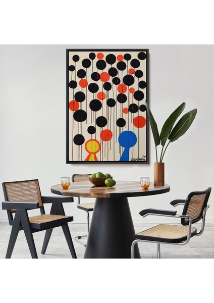 Çerçeveli Dekoratif Kanvas Tablo, Alexander Calder - Envol TABLO-7291