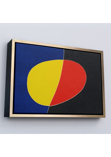 Çerçeveli Dekoratif Kanvas Tablo, Joan Miro Güneşin Şarkısı TABLOSU-7075