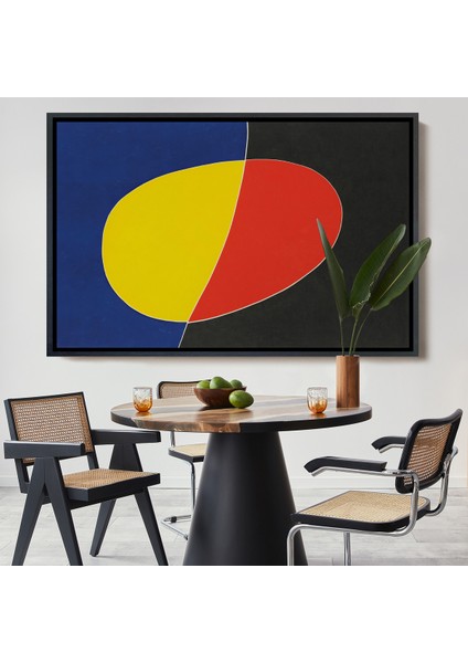 Çerçeveli Dekoratif Kanvas Tablo, Joan Miro Güneşin Şarkısı TABLOSU-7075