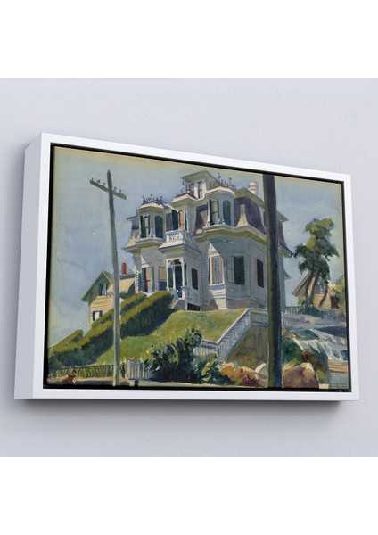 Çerçeveli Dekoratif Kanvas Tablo, Edward Hopper, Haskell's House - Haskell'in Evi TABLOSU-7078 fırsatları