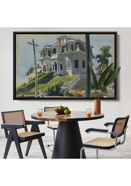 Çerçeveli Dekoratif Kanvas Tablo, Edward Hopper, Haskell's House - Haskell'in Evi TABLOSU-7078