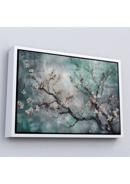 Çerçeveli Dekoratif Kanvas Tablo, Kiraz Ağacı TABLOSU-7232
