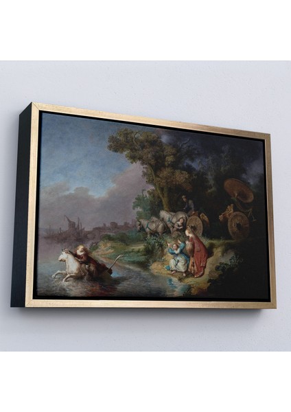 Çerçeveli Dekoratif Kanvas Tablo, Rembrandt - Avrupalının Kaçırılışı - The Abduction Of EUROPA-7138 modelleri