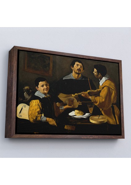 Çerçeveli Dekoratif Kanvas Tablo, Diego Velazquez - Üç Müzisyen Tablo - Three MUSICIANS-7147 fiyatları