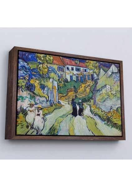 Çerçeveli Kanvas Tablo, Vincent Willem Van Gogh - Auversdeki Merdiven - Stairway At AUVERS-7158 fiyatları