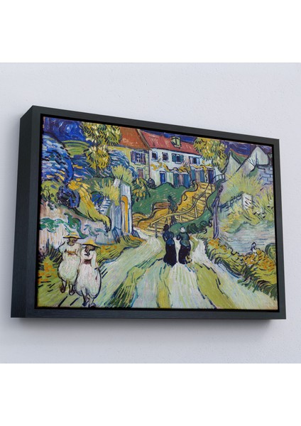 Çerçeveli Kanvas Tablo, Vincent Willem Van Gogh - Auversdeki Merdiven - Stairway At AUVERS-7158 modelleri