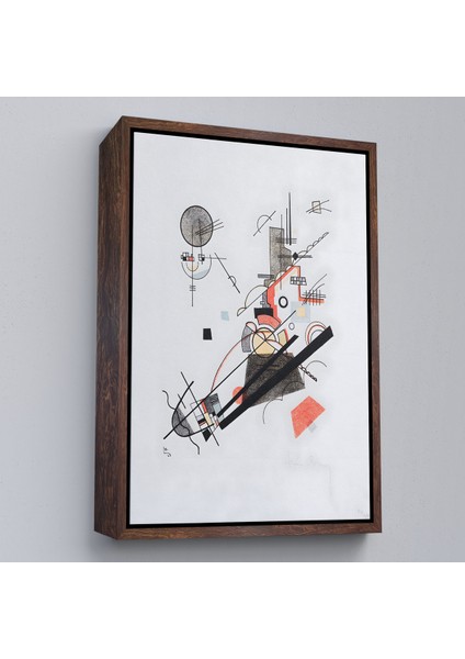 Çerçeveli Dekoratif Kanvas Tablo, Vasily Kandinsky - Mutlu Yükseliş TABLOSU-7492