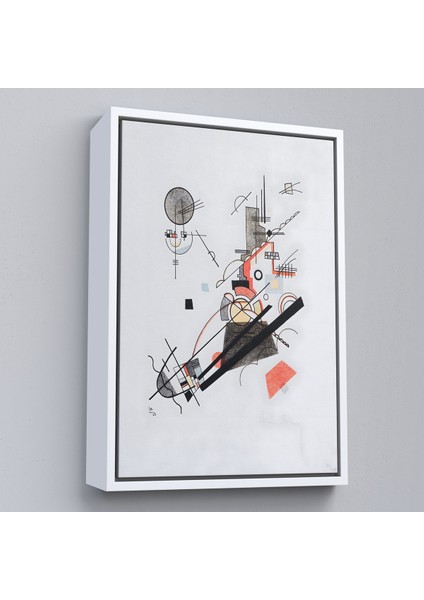 Çerçeveli Dekoratif Kanvas Tablo, Vasily Kandinsky - Mutlu Yükseliş TABLOSU-7492 fırsatları