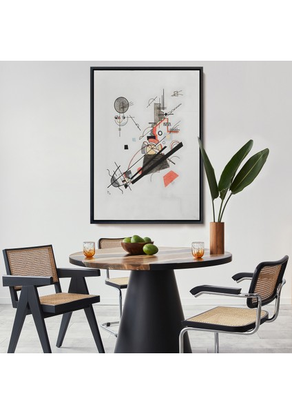 Çerçeveli Dekoratif Kanvas Tablo, Vasily Kandinsky - Mutlu Yükseliş TABLOSU-7492