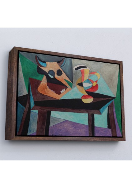 Çerçeveli Dekoratif Kanvas Tablo, Pablo Picasso - Boğa Kafası TABLO-7103 fiyatları