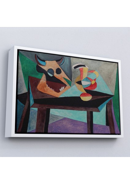 Çerçeveli Dekoratif Kanvas Tablo, Pablo Picasso - Boğa Kafası TABLO-7103 fırsatları