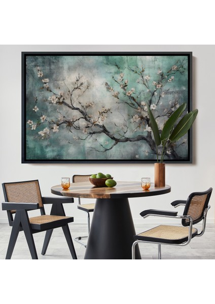 Çerçeveli Dekoratif Kanvas Tablo, Kiraz Ağacı TABLOSU-7232