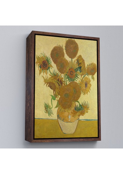 Çerçeveli Dekoratif Kanvas Tablo, Vincent Van Gogh - Ayçiçekleri TABLO-7468 fiyatları