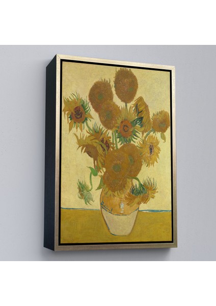Çerçeveli Dekoratif Kanvas Tablo, Vincent Van Gogh - Ayçiçekleri TABLO-7468 modelleri