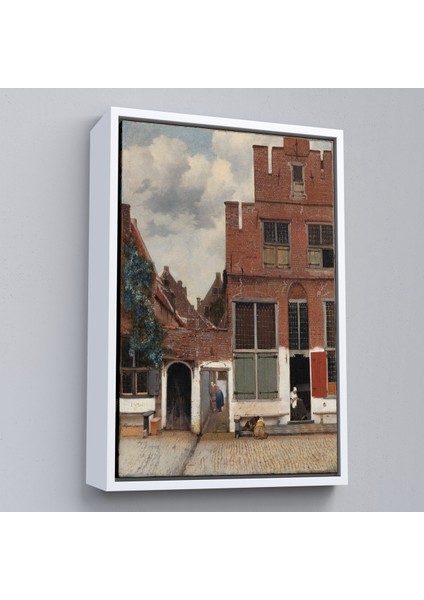 Çerçeveli Dekoratif Kanvas Tablo, Johannes Vermeer - Küçük Sokak TABLOSU-7472
