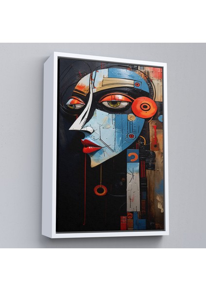 Çerçeveli Dekoratif Kanvas Tablo, Rustik Soyut Kadın TABLOSU-7676 fırsatları