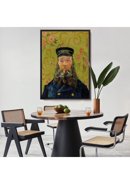 Çerçeveli Dekoratif Kanvas Tablo, Vincent Van Gogh - Joseph Roulin'in Portresi TABLO-7480