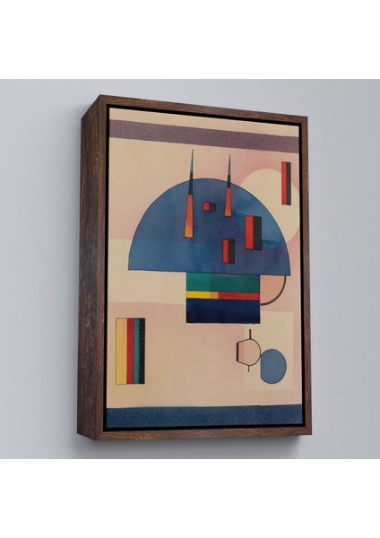Çerçeveli Dekoratif Kanvas Tablo, Vasiliy Kandinsky - Sakin TABLOSU-7486 fiyatları