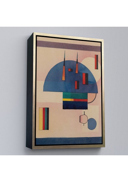 Çerçeveli Dekoratif Kanvas Tablo, Vasiliy Kandinsky - Sakin TABLOSU-7486 modelleri