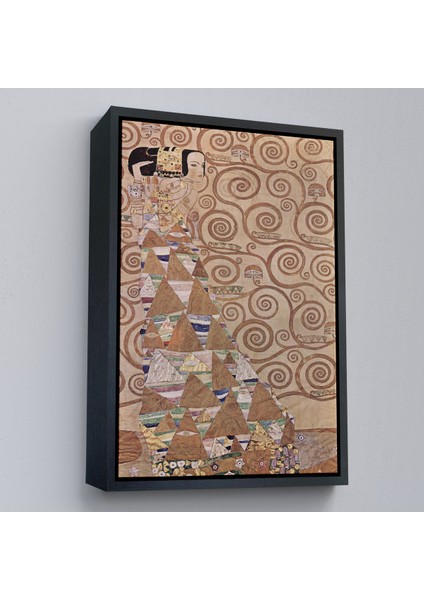 Çerçeveli Dekoratif Kanvas Tablo, Gustav Klimt - Hayat Ağacı - Expectation From Tree Of LIFE-7293 modelleri