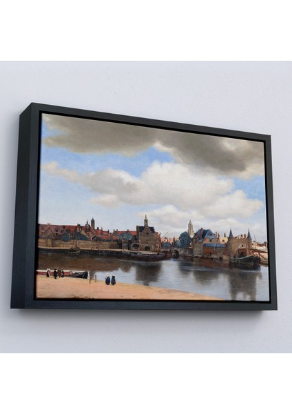 Çerçeveli Dekoratif Kanvas Tablo, Johannes Vermeer - Delft Manzarası Tablı - View Of DELFT-7178 modelleri