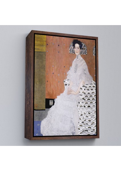 Çerçeveli Dekoratif Kanvas Tablo, Gustav Klimt Fritza Riedler'in Portresi TABLO-7340