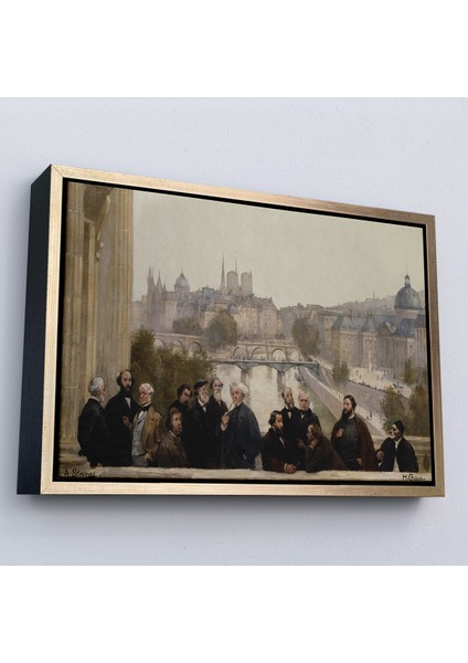 Çerçeveli Dekoratif Kanvas Tablo, Henri Gervex - Yüzyılın Panoraması Rousseau TABLO-7095 modelleri