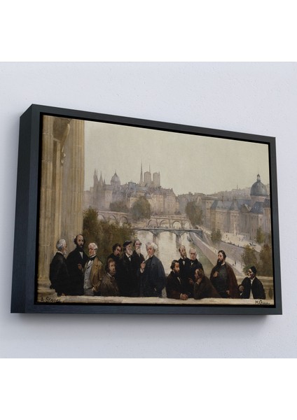 Çerçeveli Dekoratif Kanvas Tablo, Henri Gervex - Yüzyılın Panoraması Rousseau TABLO-7095 fırsatları