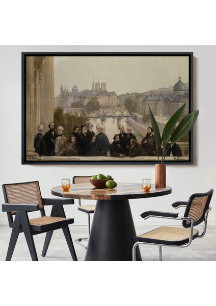 Çerçeveli Dekoratif Kanvas Tablo, Henri Gervex - Yüzyılın Panoraması Rousseau TABLO-7095