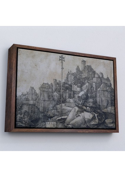 Çerçeveli Dekoratif Kanvas Tablo, Albrecht Durer - Büyük Aziz Anthony TABLO-7122 fiyatları