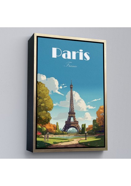 Çerçeveli Dekoratif Kanvas Tablo, Fransa Paris Eyfel Kulesi TABLOSU-7809 modelleri