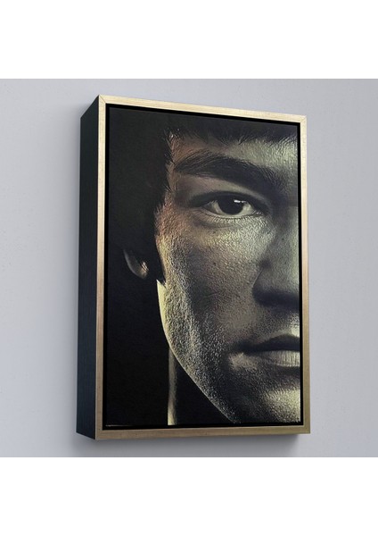 Çerçeveli Dekoratif Kanvas Tablo, Bruce Lee TABLOSU-7823