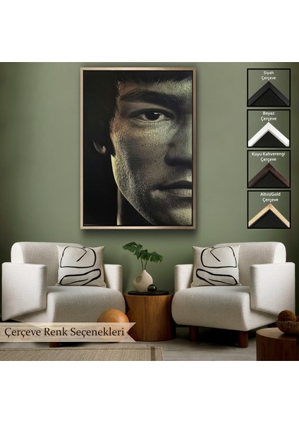 Çerçeveli Dekoratif Kanvas Tablo, Bruce Lee TABLOSU-7823
