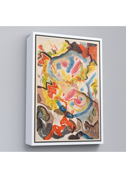 Çerçeveli Dekoratif Kanvas Tablo, Fritz Stuckenberg - Formlar Tablosu - FORMS-7305 fırsatları