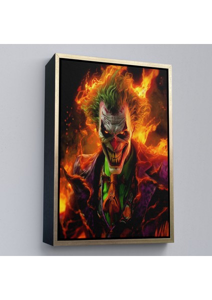 Çerçeveli Dekoratif Kanvas Tablo, Joker TABLOSU-7745